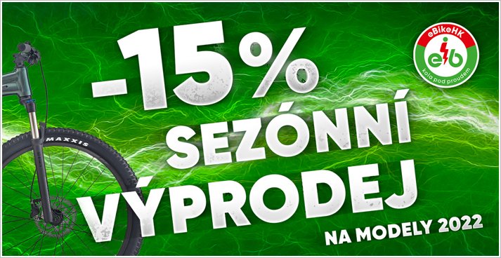 15% výprodej na modely 2022